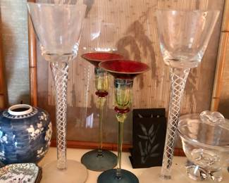 Beautiful Art Glass with Victorian & Art Nouveau
