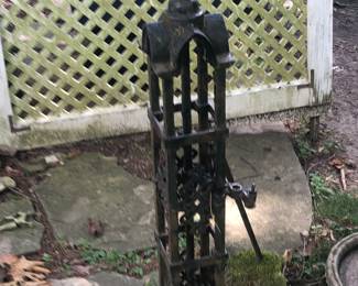 Loads of Architectural Salvage; Wrought Iron, Newel Posts, Hand Hewn Beams, Hardware and lots more