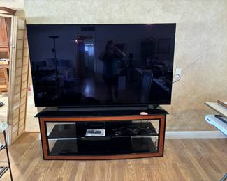77 inch LG tv. TV stand sold separately.