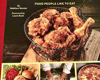 FUN COOKBOOK FROM PRESIDENT GEORGE BUSH'S RANCH. SIGNED BY CHEF.
