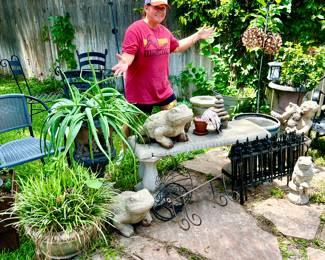 SHAUNA DID A GREAT JOB SETTING THE OUTDOORS!