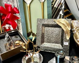 ANTHROPOLOGIE PASTA SET, MICHAEL ARAM PIECES, NEST VOTIVES.