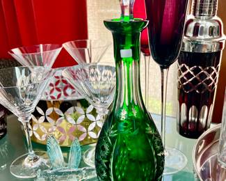 BOHEMIAN CUT-TO-CLEAR DECANTER!