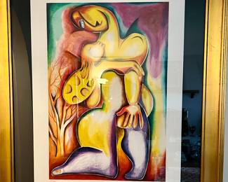 "EMBRACE GROWING UP" BY ALEXANDRA NECHITA LIMITED EDITION SIGNED AND NUMBERED LITHOGRAPH.