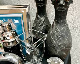 INTERESTING ART SCULPTURES BY FRIEND OF NANCY LAMB.