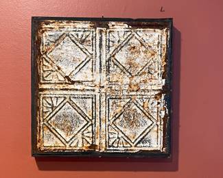 Antique ceiling tile