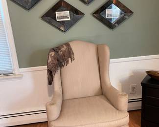 Very clean wing back chair