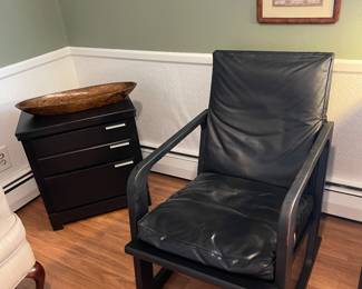 Hip leather chair … comfortable