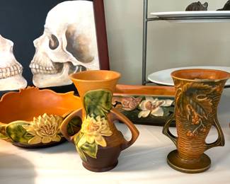 Roseville signed pottery