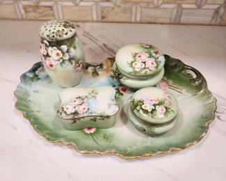 LIMOGES VANITY SET