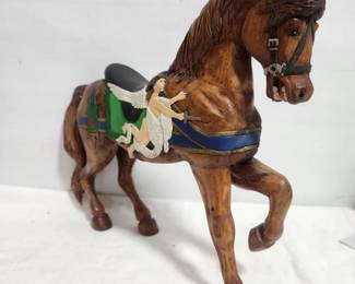 FABULOUS WOOD CARVED HORSE