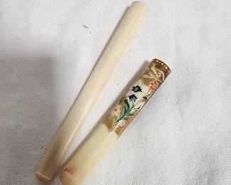 AND MORE ANTIQUE IVORY HOLDERS