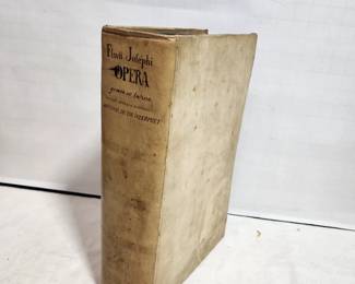 OPERA BOOK FROM 1691