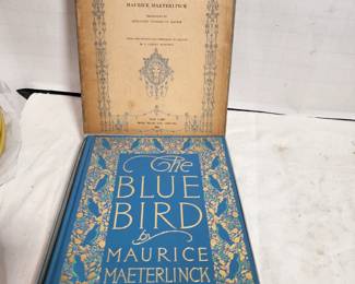 BEAUTIFUL MAURICE MAETERLINCH BOOK "THE BLUE BIRD