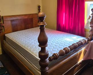 Antique bed frame