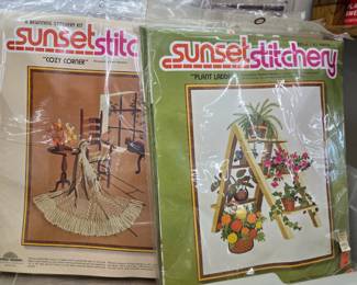 Vintage Crewel Kits BRAND NEW!