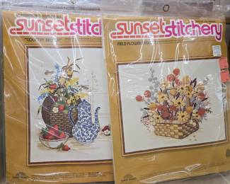 Vintage Crewel Kits BRAND NEW!