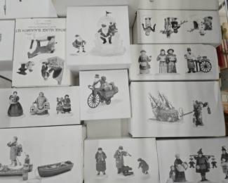 Dept 56 Holiday Village Buildings and Accessories New in Box