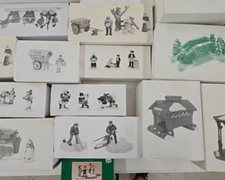 Dept 56 Holiday Village Buildings and Accessories New in Box