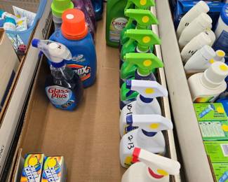 Lots of Cleaning Products