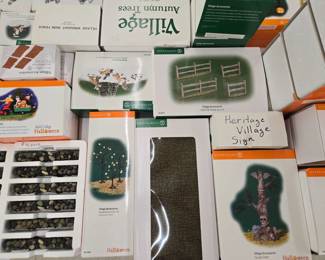 Dept 56 Holiday Village Buildings and Accessories New in Box