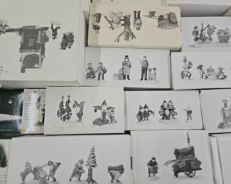 Dept 56 Holiday Village Buildings and Accessories New in Box