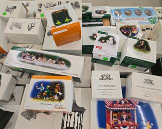 Dept 56 Holiday Village Buildings and Accessories New in Box