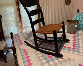 c.1800's Small Wooden Rocker