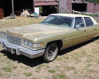 1951 Studebaker Starlight, 1966 Cadillac & 1976 Cadillac . . . all Running!!!