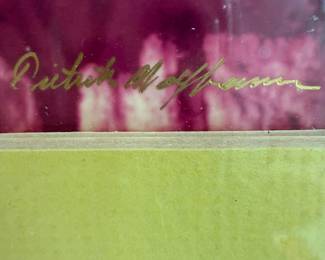 Depicts Signature of Photographer of Bryce Cannon