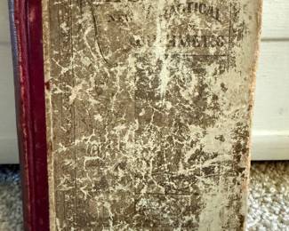 Antique Children’s Arithmatic School Book