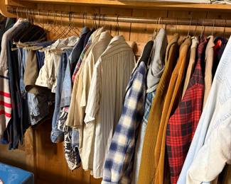 Men’s Clothing (Mostly Vintage Some Modern Size Large)