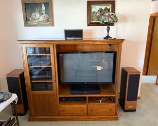 Wood Entertainment Unit