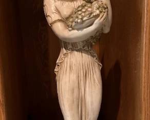 Plaster Greek Woman Statue