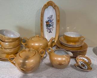 Noritake Lusterware tea and cake set