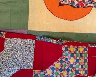 2 Unfinished Antique Makings of a Quilt 