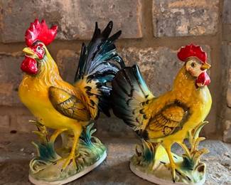 Norcrest Rooster and his Chick - Priced Seperately