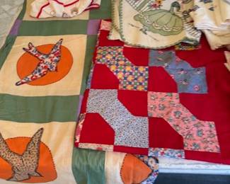 Unfinished Quilts  - Waiting to be Finished