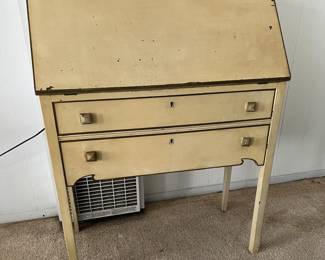 This is one of two writer's or secretary's desks in the sale.