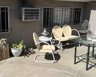 Once in a while we get patio furniture in the sale. Here are some examples.