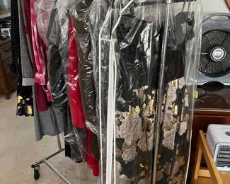 There are clothes to be sorted through.