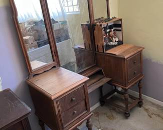 This tri-fold mirror would be great for applying make-up just before stepping out for the evening.