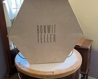 And here is the Bonwit Teller hat box and hat.