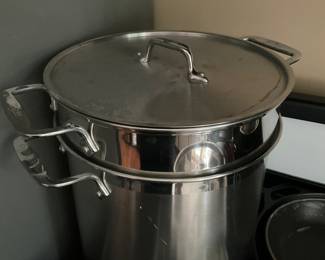 ALL CLAD POT WITH STEAMER