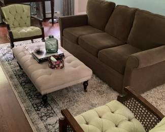 CRATE AND BARREL COMFY SOFA