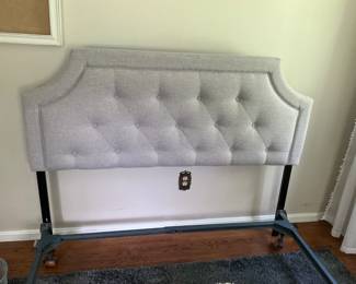 QUEEN HEADBOARD AND 2 QUEEN FRAMES