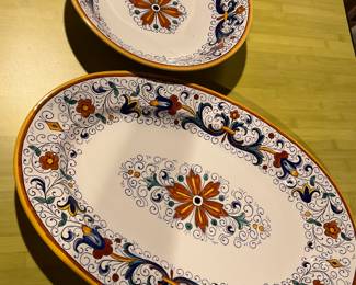 WILLIAM SONOMA PLATTER AND BOWL