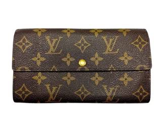 Louis Vuitton Monogram Canvas Sarah Wallet