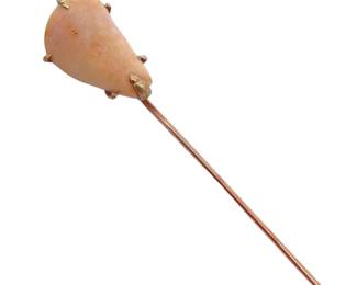 Cindy Cash Owned | Ivory Top Vintage Style Stick Pin