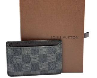 Louis Vuitton Damier Graphite Neo Porte Carte Card Case with Box
